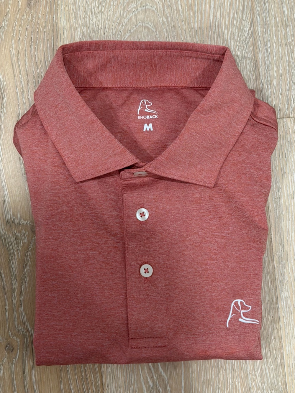 Rhoback Polo Shirt - Red Heather
